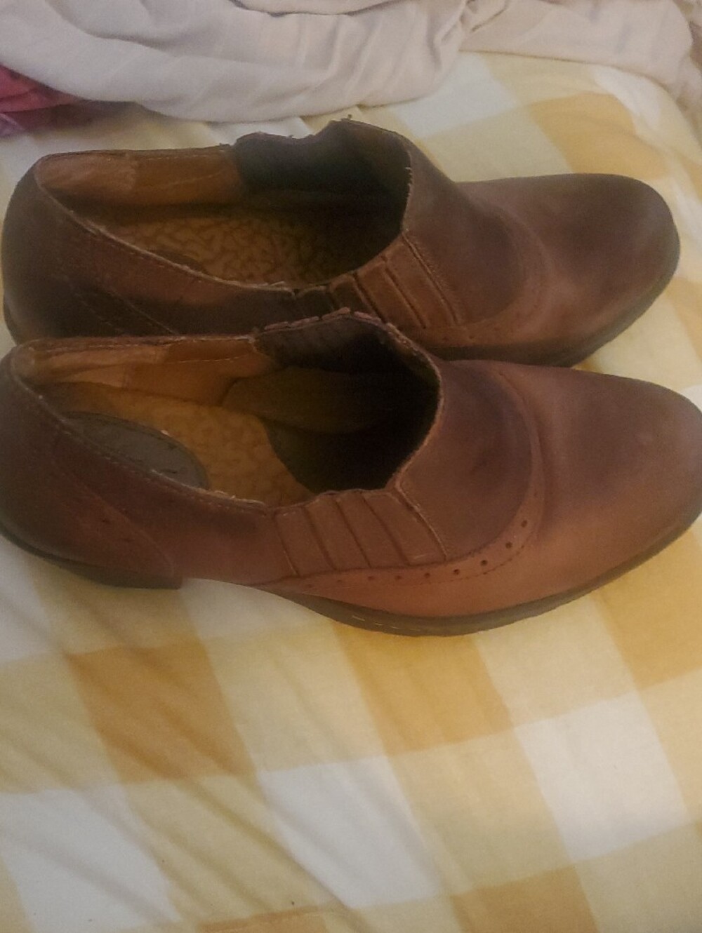 b.o.c. Brown Slip-On Ankle Boots - Picture 4 of 5